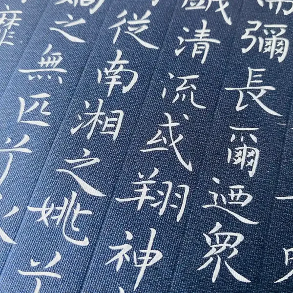 Handwritten Chinese Calligraphy Wall Hanging of Rhapsody on the Luo River Goddess 5 Handwritten Chinese Calligraphy Wall Hanging of Rhapsody on the Luo River Goddess