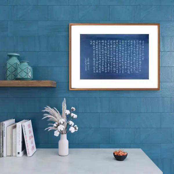 Handwritten Chinese Calligraphy Wall Hanging of Rhapsody on the Luo River Goddess 8 Handwritten Chinese Calligraphy Wall Hanging of Rhapsody on the Luo River Goddess